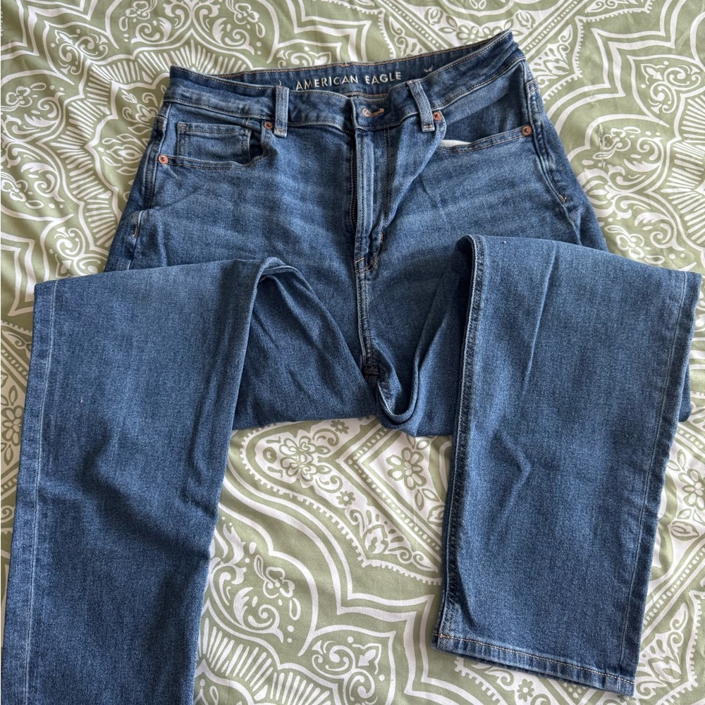 American Eagle Outfitters Blue Straight Jeans regular Style